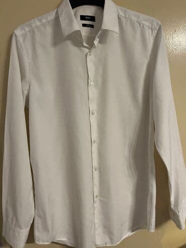 Košulja Na duge rukave, L, Hugo Boss, bоја - Bela, Pamuk na lalafo.rs Košulja Na duge rukave, L, Hugo Boss, bоја - Bela, Pamuk