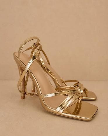 zlatne rimljanke: Elegantne zlatne sandale ✨ model koji se lako uklapa uz svaku svečanu — 4