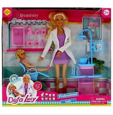 Lutka Defa Stomatolog 27/8408 Defa Lucy u ulozi stomatologa pretvara