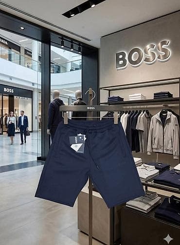 nova samo: Bermude i šortsevi Boss, bоја - Maslinasto zelena — 4