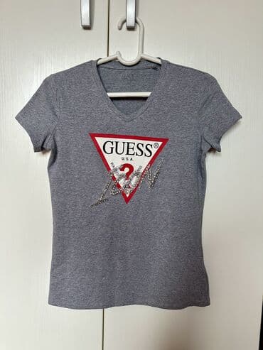 zenski kompleti pantalone i sako: Guess, S (EU 36), Pamuk, bоја - Siva — 1