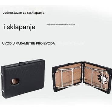 Medicinska odeća: Prenosivi sklopivi masažni sto – metalna konstrukcija - Dimenzije — 5