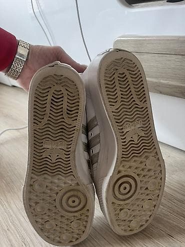 nike patike 270: Adidas ženske patike – model visokog profila, bele boje sa ružičastim — 2