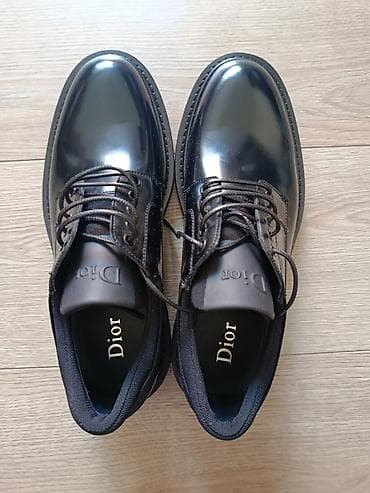 cipele mary jane: Muške elegantne cipele Dior – crne, lakovane - Model: klasične — 2