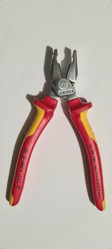 podloga za secenje: Knipex 02 06 180 profesionalna kombinovana klešta sa visokim prenosom — 4