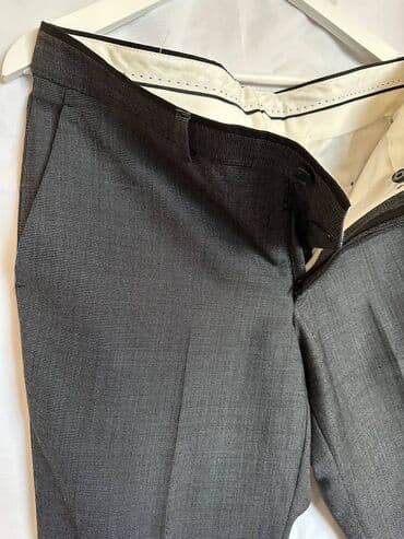 Pantalone: WOOLMARK BLEND - Nikad obučene muške elegantne/poslovne pantalone — 1