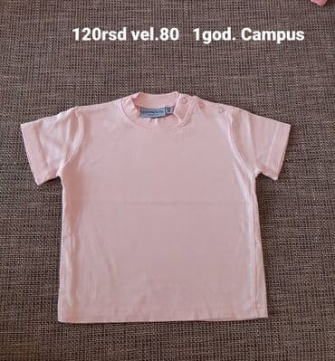 veličina za bebe: Okrugli izrez, Kratak rukav, 80 — 1