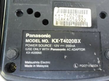aparat za brijanje lidl: Bezicni telefon Panasonic KX-T-4-020BX, nekompletan:telefon,baza za — 2