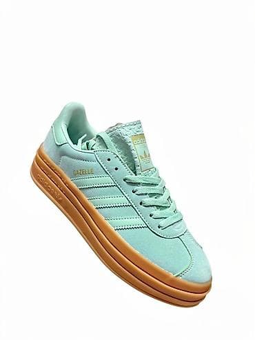 obuca fly london u beogradu: Adidas Gazelle Bold patike – mint zelena gornjište, platforma đon boje — 1