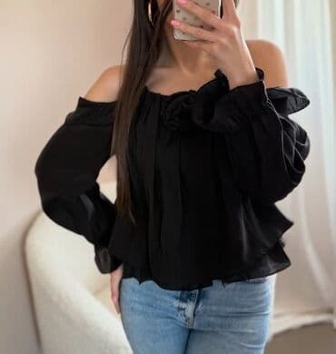 plus size tunike: L (EU 40), color - Black — 2