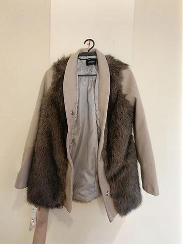 metro jakne: Ženska jakna/kaput sa krznom – Vitore - Model: elegantan kaput/jakna — 1