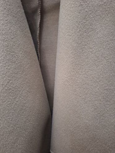 prolecne jakne zenske reserved: Ženski kaput sa kaišem, bež/taup nijansa. - Kroj: wrap stil sa — 4