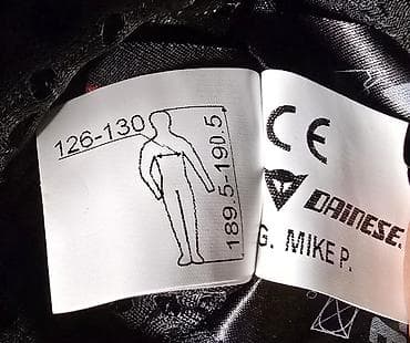 jakne l: Dainese kožna moto jakna – crna, klasičan sportsko‑urbani kroj — 6