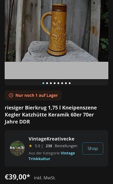 dormeo cebe 4 u 1: Krigla nova 2,2L,rastal Nemacka iz 1970/80te.god. Nemacka velika — 4