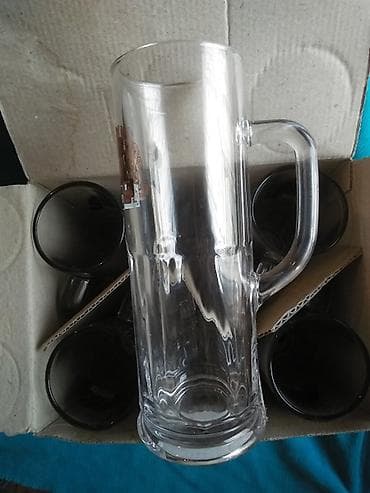 home plus servis za rucavanje: Gösser komplet – 6 original staklenih krigli za pivo. - Brend: Gösser — 1