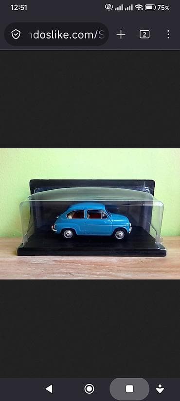 lektor i korektor: Salvat - Fiat 600 - Zastava 750 - Fića, model 1:24 za kolekcionare i — 1
