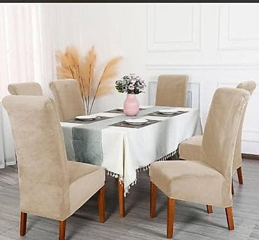 magicno cebe za decu: Navlake za trpezarijske stolice – elastične, baršunaste - Materijal — 3