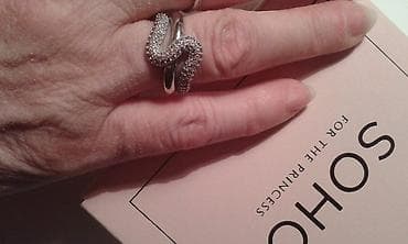 srebrni ranac: SREBRNI 925 CIRKON PRSTEN originalni srebrni prsten sa — 5