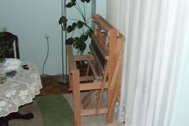 Clamps: Tkački razboj od bukovog/drvenog masiva – stojeći, sa više osnova za — 3