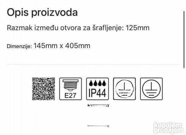 tobogan za decu polovan: Šifra:61702 Brend: MITEA Lighting Artikal: Stubna lampa Tip grla: E27 — 2