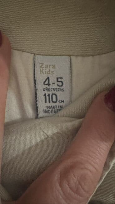 only kožna jakna: Zara, Trench coat, 104-110 — 4