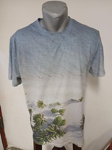 Majica sa kratkim rukavima – print tropske plaže - Muška/unisex na lalafo.rs Majica sa kratkim rukavima – print tropske plaže - Muška/unisex