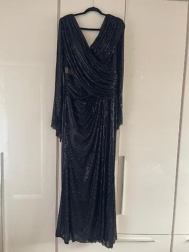 radne uniforme: Elegantna večernja haljina sa šljokicama - Boja: tamno siva/antracit — 5