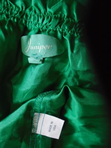 tunika boho style: S (EU 36), Svila, bоја - Zelena — 2