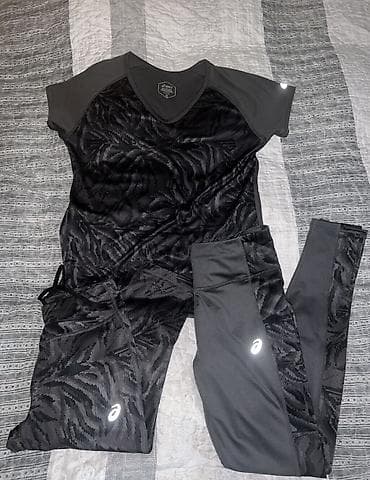 putni koferi akcija: ASICS komplet iz 3 dela vel.S Nošen par puta,kao novo — 2