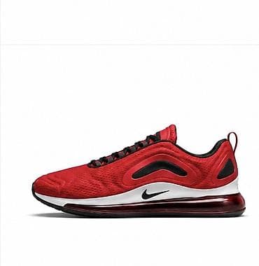 Nike Air Max 720 patike – crveno/crne - Gornjište: prozračna mrežasta