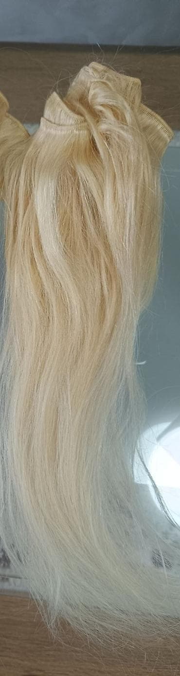 Ekstenzije za kosu – svetloplave (platinaste) nijanse - Tip: šiveni