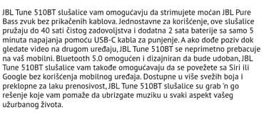 pepco slusalice za decu: **Prodajem: JBL TUNE 510BT-HARMAN KARDON bežične Bluetooth slušalice** — 17