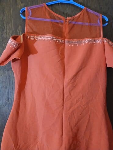 svecane pantalone i tunike: 2XL (EU 44), color - Red, Evening, Short sleeves — 2