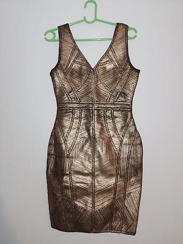 Kupaći kostimi: Haljina kožna zlatna — 1