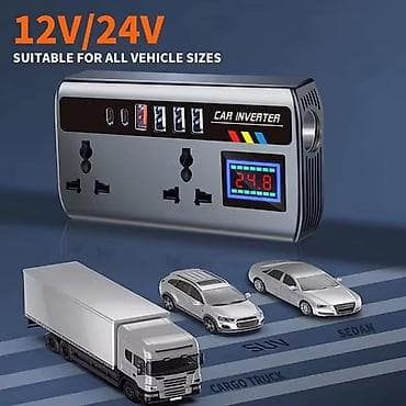led luster: Auto pretvarač napona 12V/24V – univerzalni za sva vozila (sedan, SUV — 1