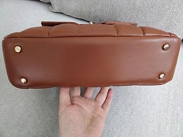 torba za bebe: Ženska torba LIU JO – karamel braon - Model sa poklopcem i — 4