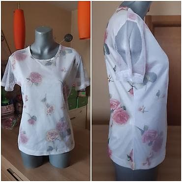 versaci majice: Ženska majica kratkih rukava sa cvetnim printom - Brend/etiketa: Rain — 3