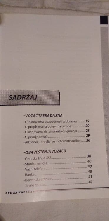 rubi sa prevodom sve epizode: Knjiga: Sve za vozaca 200 str.+reklame 1997.,kao nova — 3