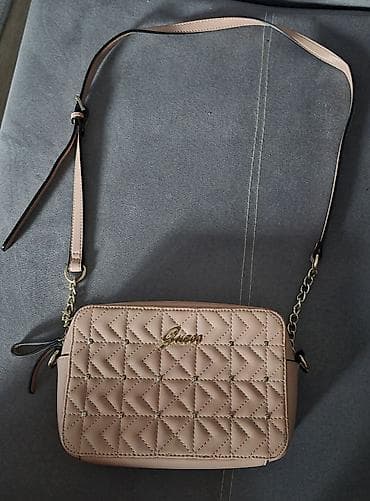 zenske torbe sinsay: Bež ženska crossbody torbica sa štepom i zlatnim detaljima *Torbica — 6