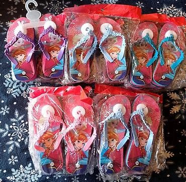 barbie haljina: Dečije japanke sa motivima iz crtanog filma Frozen (Ana i Elza) - — 4