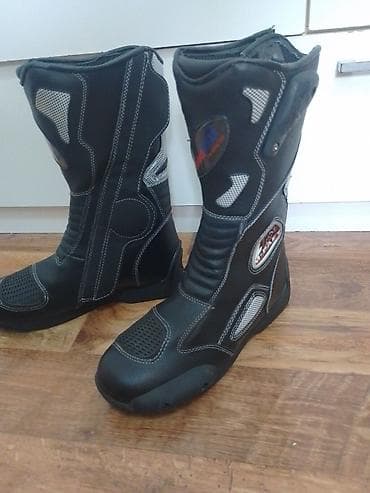 Sportske moto čizme – visoki model - Materijal: kombinacija