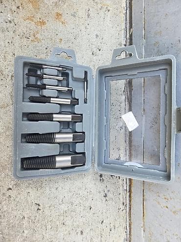 Klešta: Set za vađenje slomljenih vijaka/šrafova – spiralni izvlakači u — 2