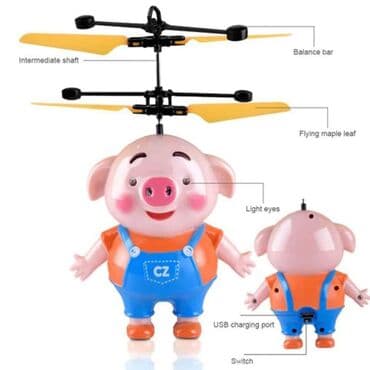 fly iq4414 evo tech 3 quad: Cena 1150 din Pig Fly levitijaruce prase USB punjenje Idealna — 4
