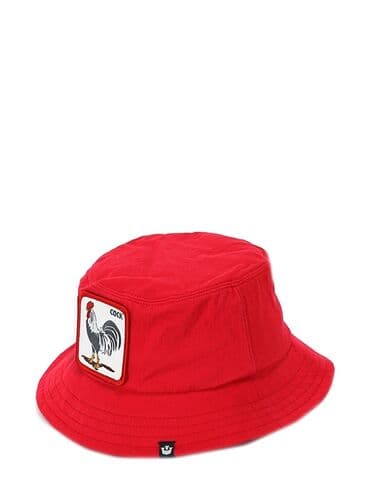 Hats: M (57), Cotton, color - Red — 5