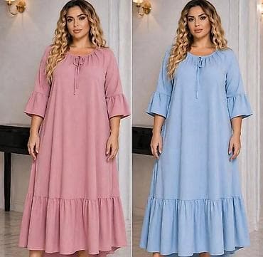 Dresses: Elegantna ženska maxi haljina sa plisiranim detaljima - Model: duga — 10