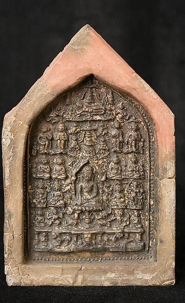 dormeo cebe i jastuk: Original hand pressed Terracotta Buddha. Made in the 11th to 12th — 3