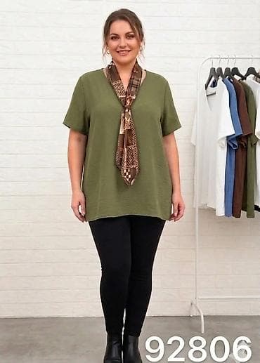 stradivarius topovi: Ženska majica sa kratkim rukavima – model 92806 - Kroj: komotan — 4