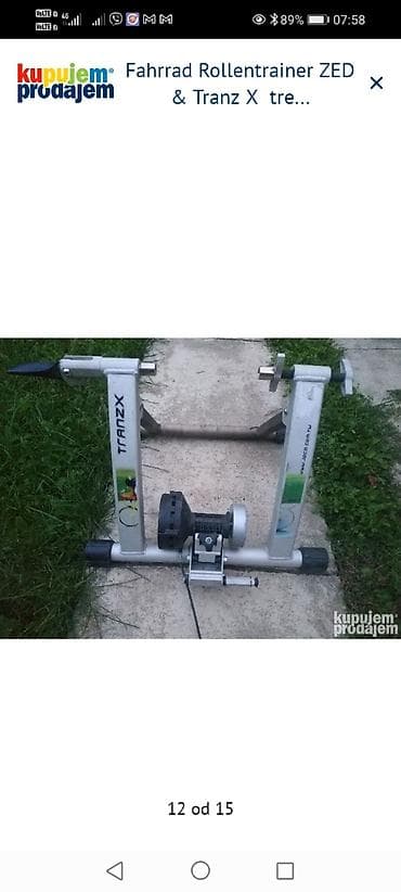 sat na navijanje: ZED Fahrrad Rollentrainer + TranzX trenažer za bicikl - Trenažer za — 8