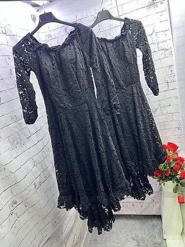 Men's Footwear: 🔥Elegantna crna čipkana haljina – midi dužina po top ceni 1900 din — 6