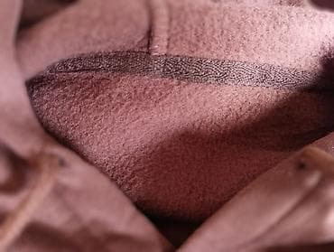 Homesuits: Duks sa kapuljačom – braon veličina L - Boja: tamno braon - Print — 4